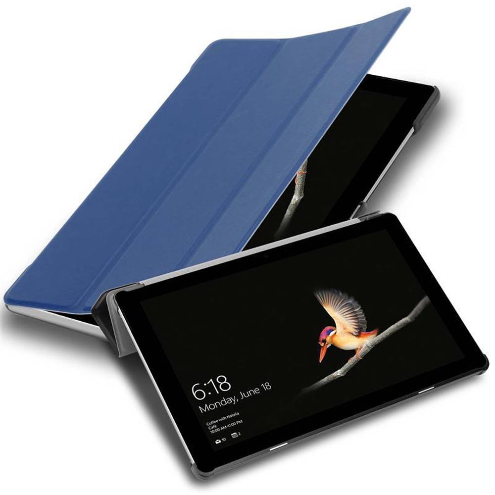 Cadorabo Hülle für Microsoft Surface GO Tablet Hülle in Blau Schutzhülle Etui Case Tasche Cover