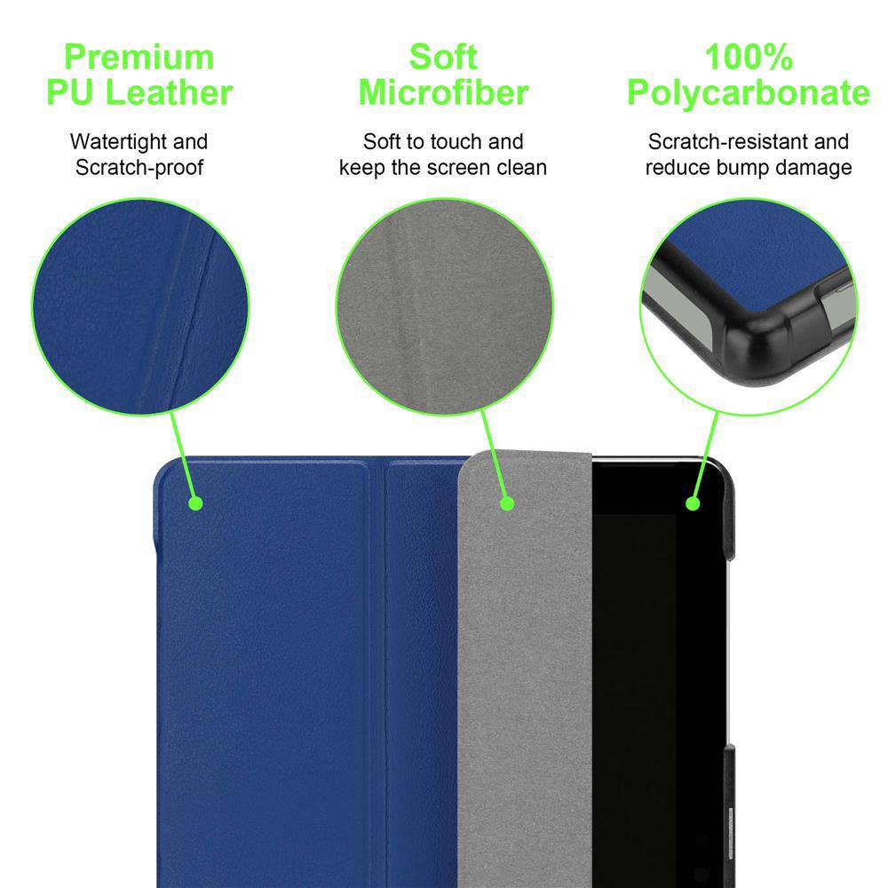 Cadorabo Hülle für Microsoft Surface GO Tablet Hülle in Blau Schutzhülle Etui Case Tasche Cover