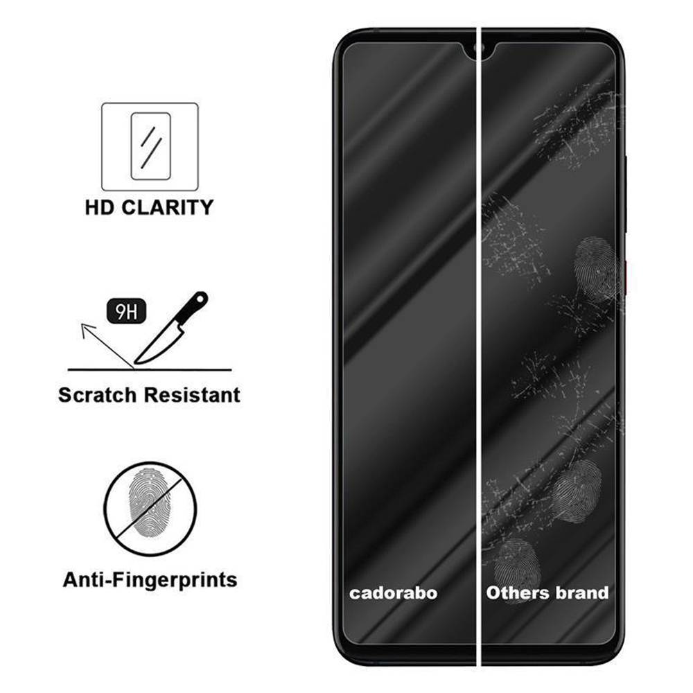 Cadorabo Folie für Huawei P30 in KRISTALL KLAR - Gehärtetes Display-Schutzglas (RETAIL PACKAGING)