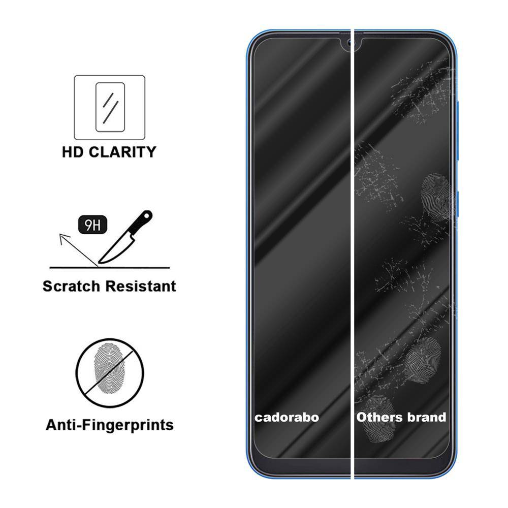 Cadorabo Folie für Samsung Galaxy A50 4G / A50s / A30s in KRISTALL KLAR - Gehärtetes Display-Schutzglas (RETAIL PACKAGING)