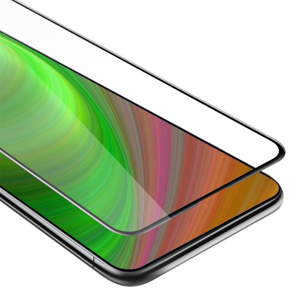 Cadorabo Panzerfolie für Huawei P SMART Z Schutzfolie in Schwarz Vollbild Folie Tempered Display Schutzglas