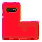 Cadorabo Schutzhülle für Samsung Galaxy S10e Hülle in Rot Handyhülle TPU Etui Cover Case