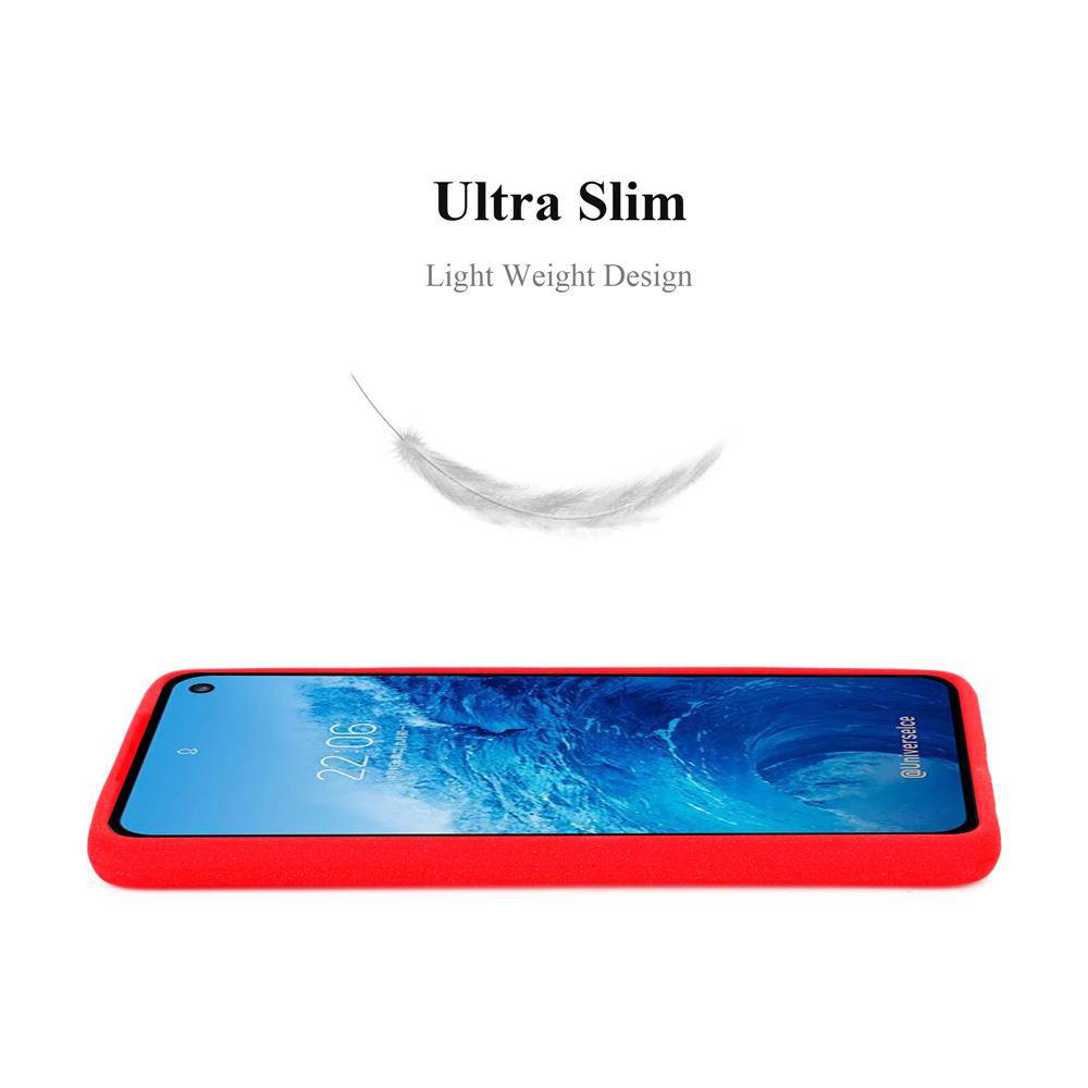 Cadorabo Schutzhülle für Samsung Galaxy S10e Hülle in Rot Handyhülle TPU Etui Cover Case