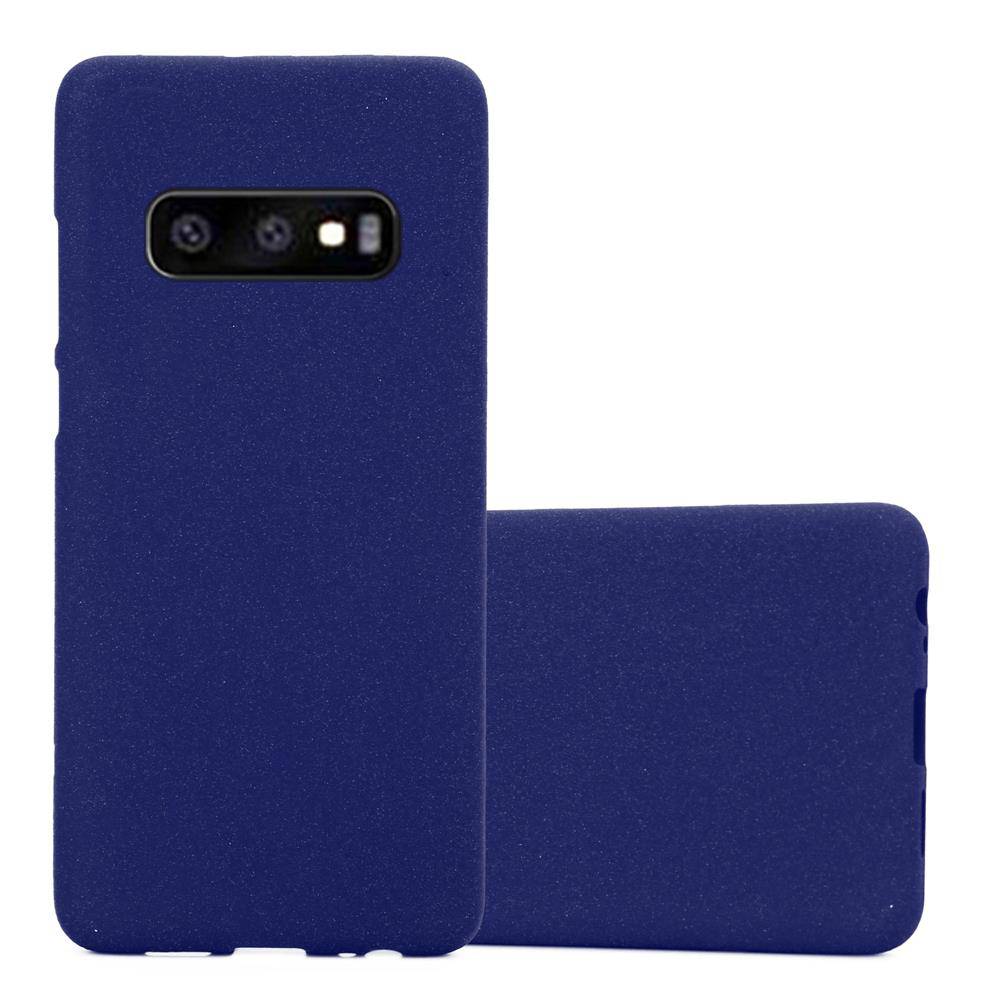 Cadorabo Schutzhülle für Samsung Galaxy S10e Hülle in Blau Handyhülle TPU Etui Cover Case