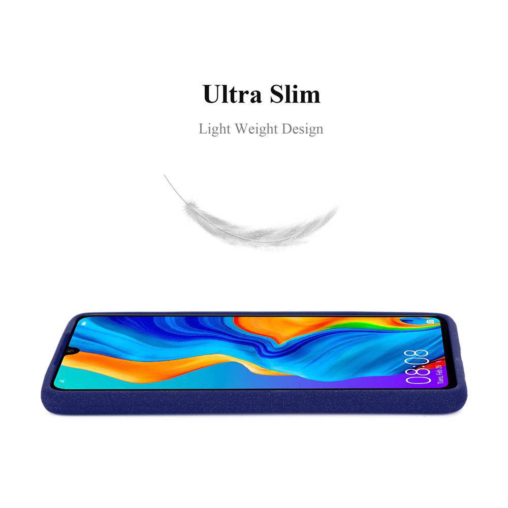 Cadorabo Schutzhülle für Huawei P30 LITE Hülle in Blau Handyhülle TPU Etui Cover Case