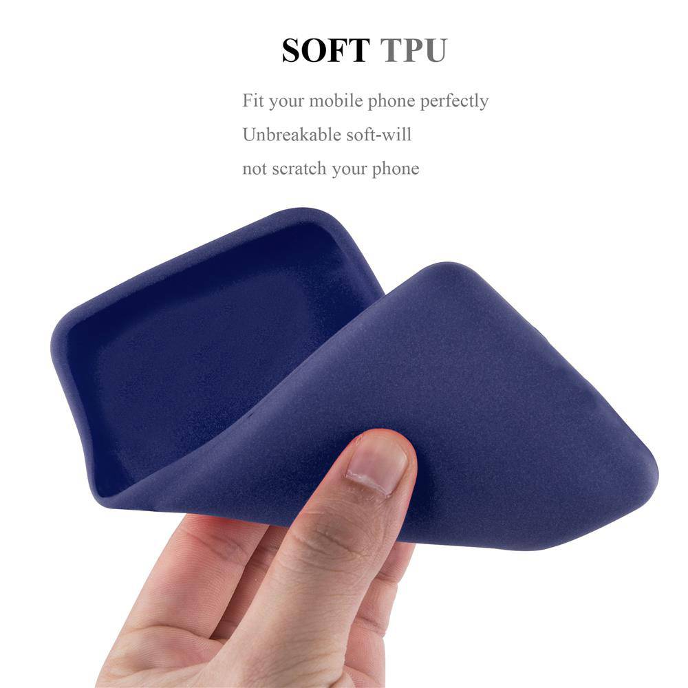 Cadorabo Schutzhülle für Huawei P30 LITE Hülle in Blau Handyhülle TPU Etui Cover Case