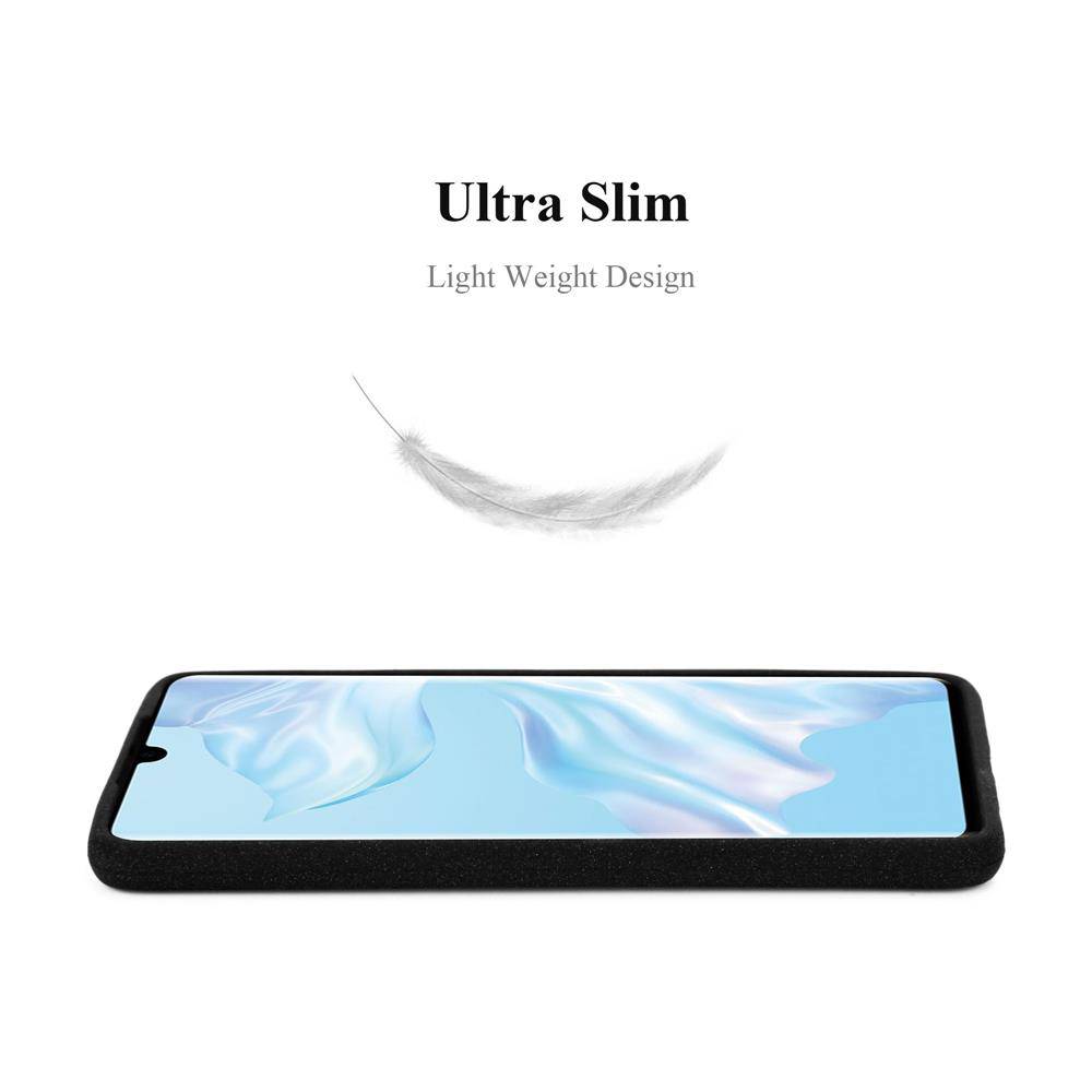 Cadorabo Schutzhülle für Huawei P30 PRO Hülle in Schwarz Handyhülle TPU Etui Cover Case