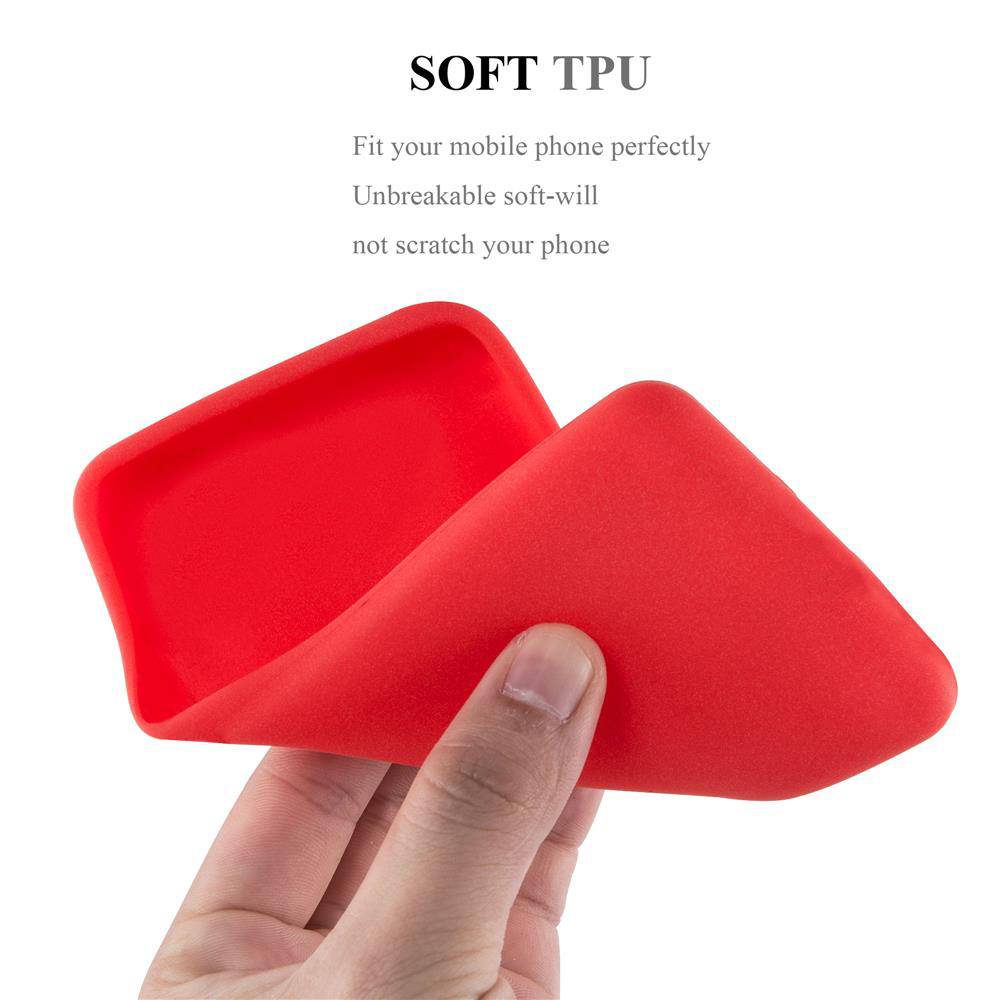 Cadorabo Schutzhülle für Honor 9 Hülle in Rot Handyhülle TPU Etui Cover Case