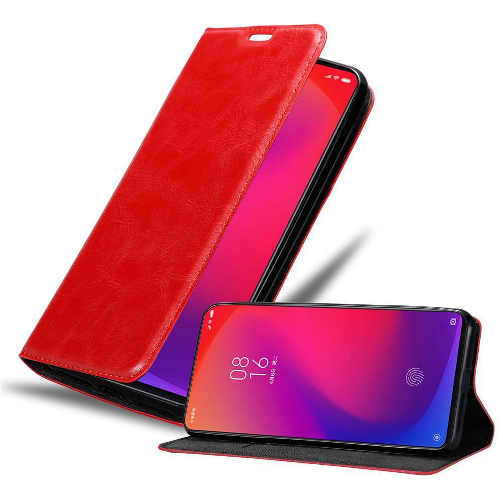 Cadorabo Hülle für Xiaomi Mi 9T / Mi 9T PRO / RedMi K20 / RedMi K20 PRO Schutz Hülle in Rot Handyhülle Etui Case Cover