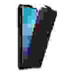 Cadorabo Hülle für Samsung Galaxy S10 4G Schutz Hülle in Schwarz Flip Etui Handyhülle Case Cover