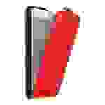 Cadorabo Hülle für Sony Xperia XZ PREMIUM Schutz Hülle in Rot Flip Etui Handyhülle Case Cover