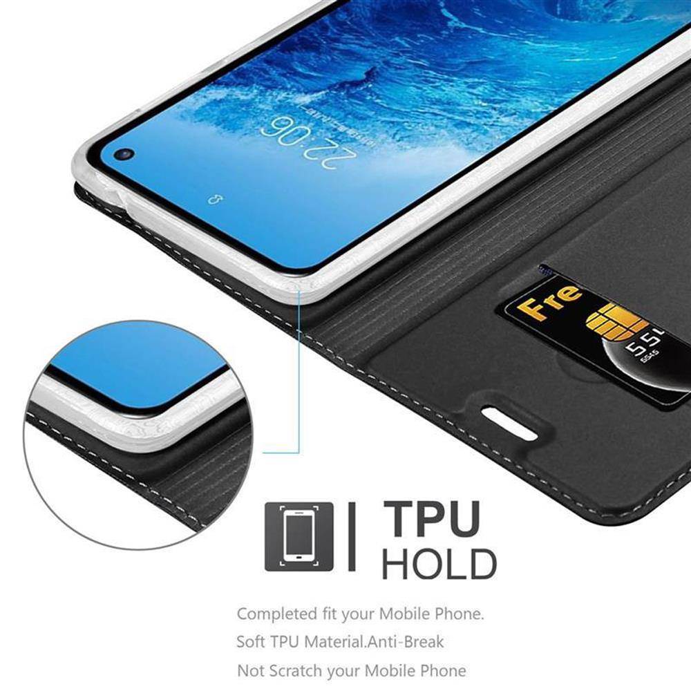Cadorabo Handyhülle für Samsung Galaxy S10e Schutz Hülle in Schwarz Cover Etui Book Case Booklet