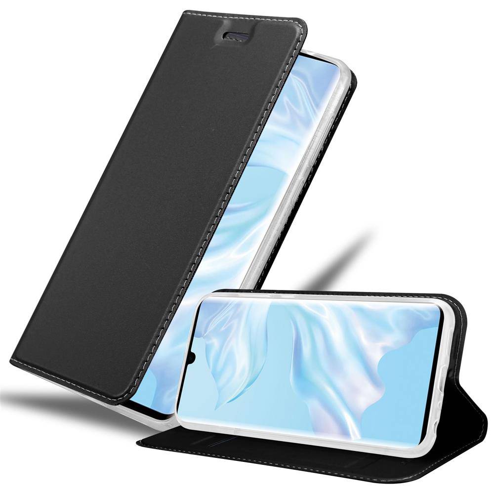 Cadorabo Handyhülle für Huawei P30 PRO Schutz Hülle in Schwarz Cover Etui Book Case Booklet