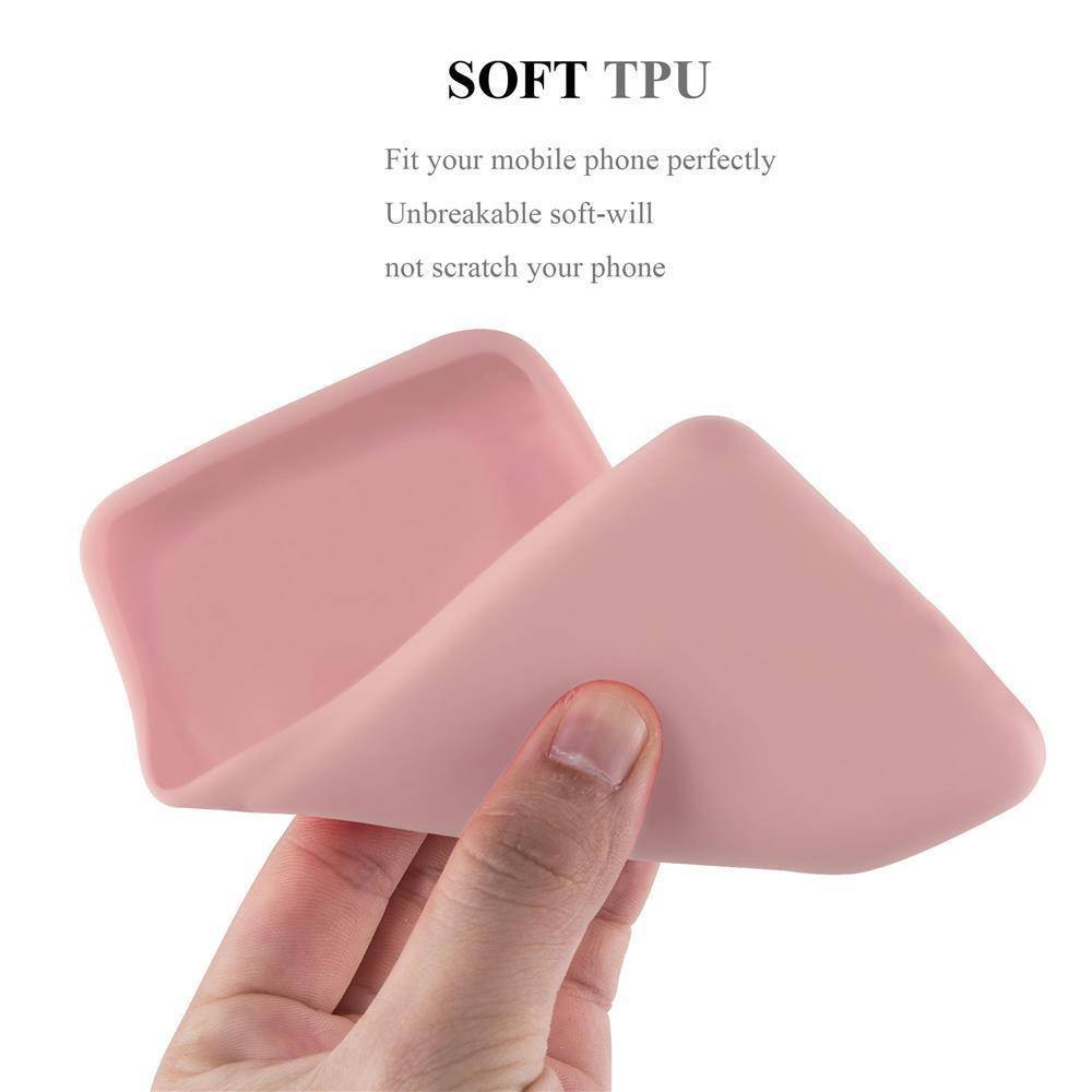 Cadorabo Hülle für Samsung Galaxy A10e / A20e Schutzhülle in Rosa Handyhülle TPU Silikon Etui Case Cover