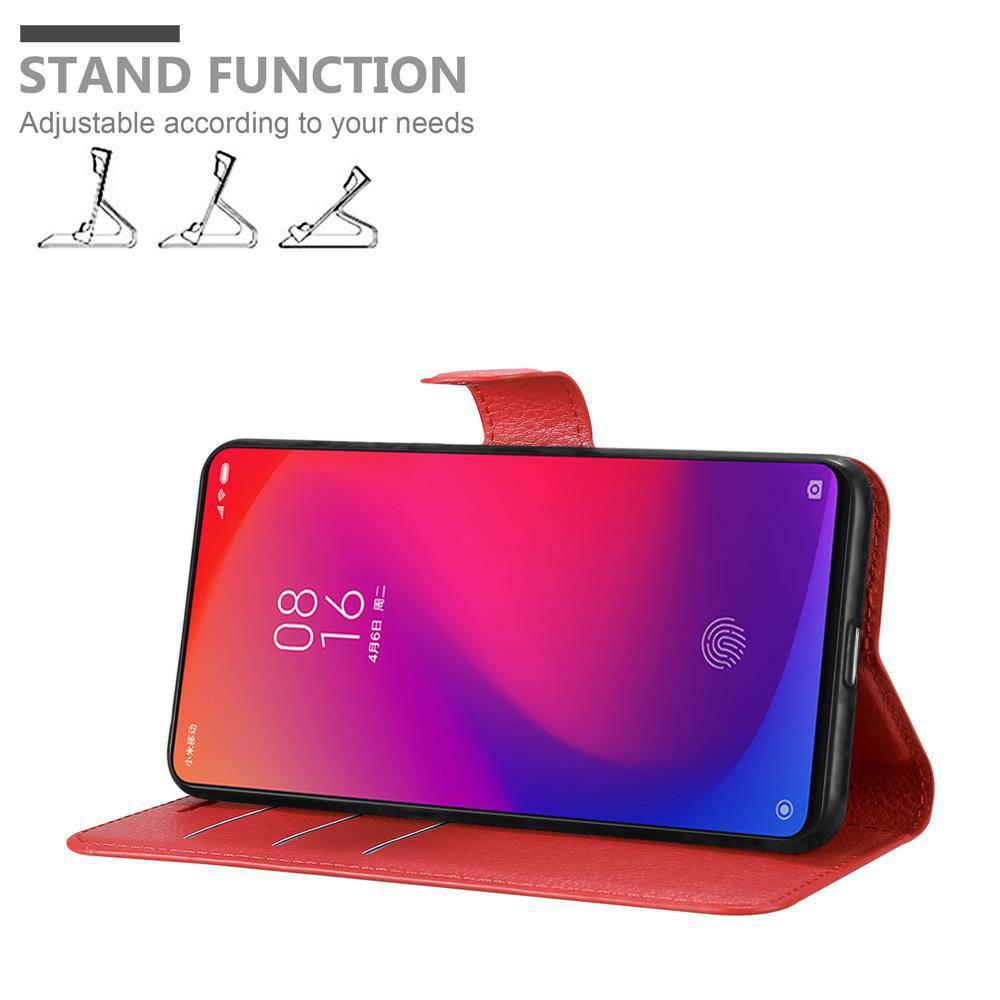 Cadorabo Hülle für Xiaomi Mi 9T / Mi 9T PRO / RedMi K20 / RedMi K20 PRO Schutz Hülle in Rot Handyhülle Etui Case Cover