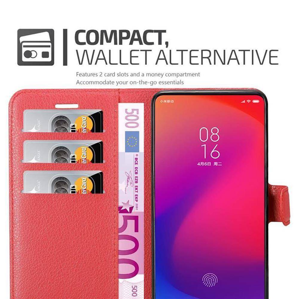 Cadorabo Hülle für Xiaomi Mi 9T / Mi 9T PRO / RedMi K20 / RedMi K20 PRO Schutz Hülle in Rot Handyhülle Etui Case Cover