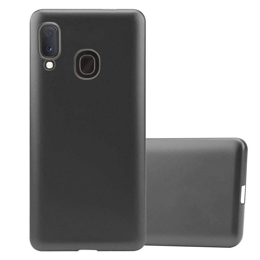 Cadorabo Schutzhülle für Samsung Galaxy A10e / A20e Hülle in Grau Handyhülle TPU Silikon Etui Cover Case