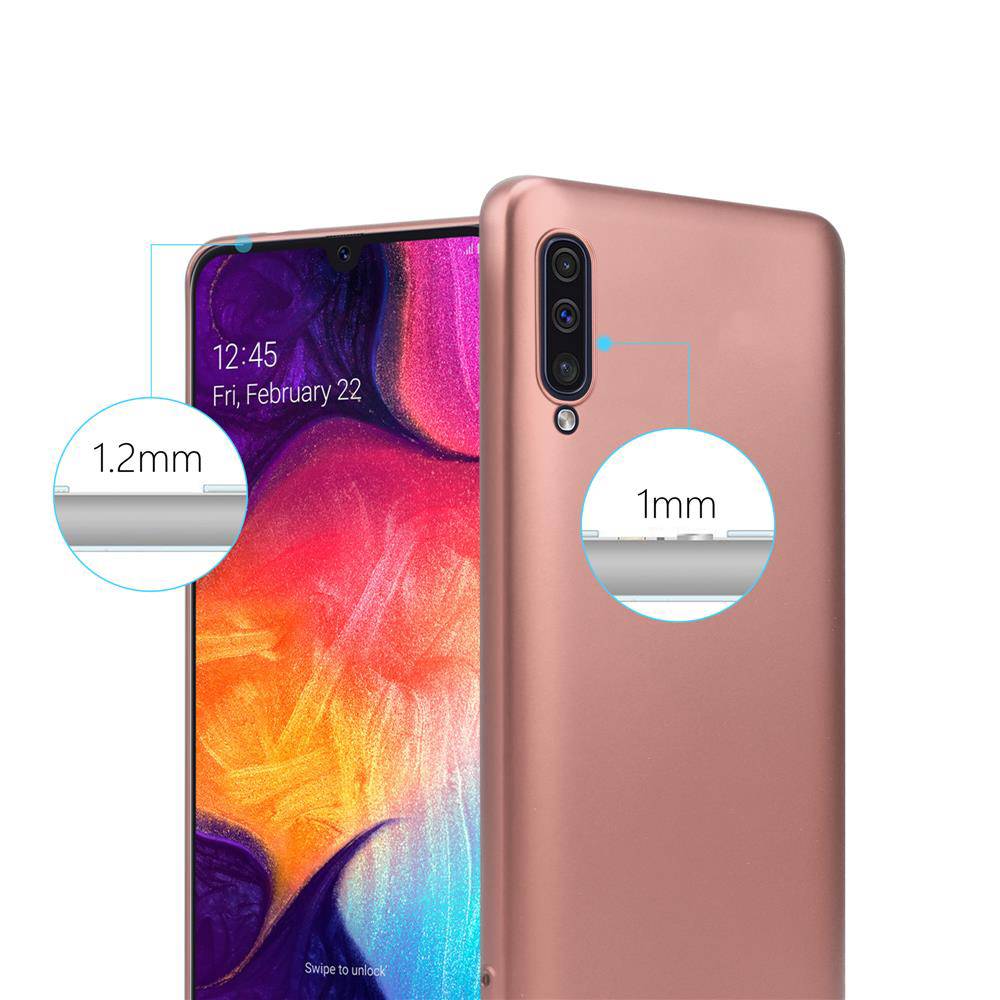 Cadorabo Schutzhülle für Samsung Galaxy A50 4G / A50s / A30s Hülle in Rosa Handyhülle TPU Silikon Etui Cover Case