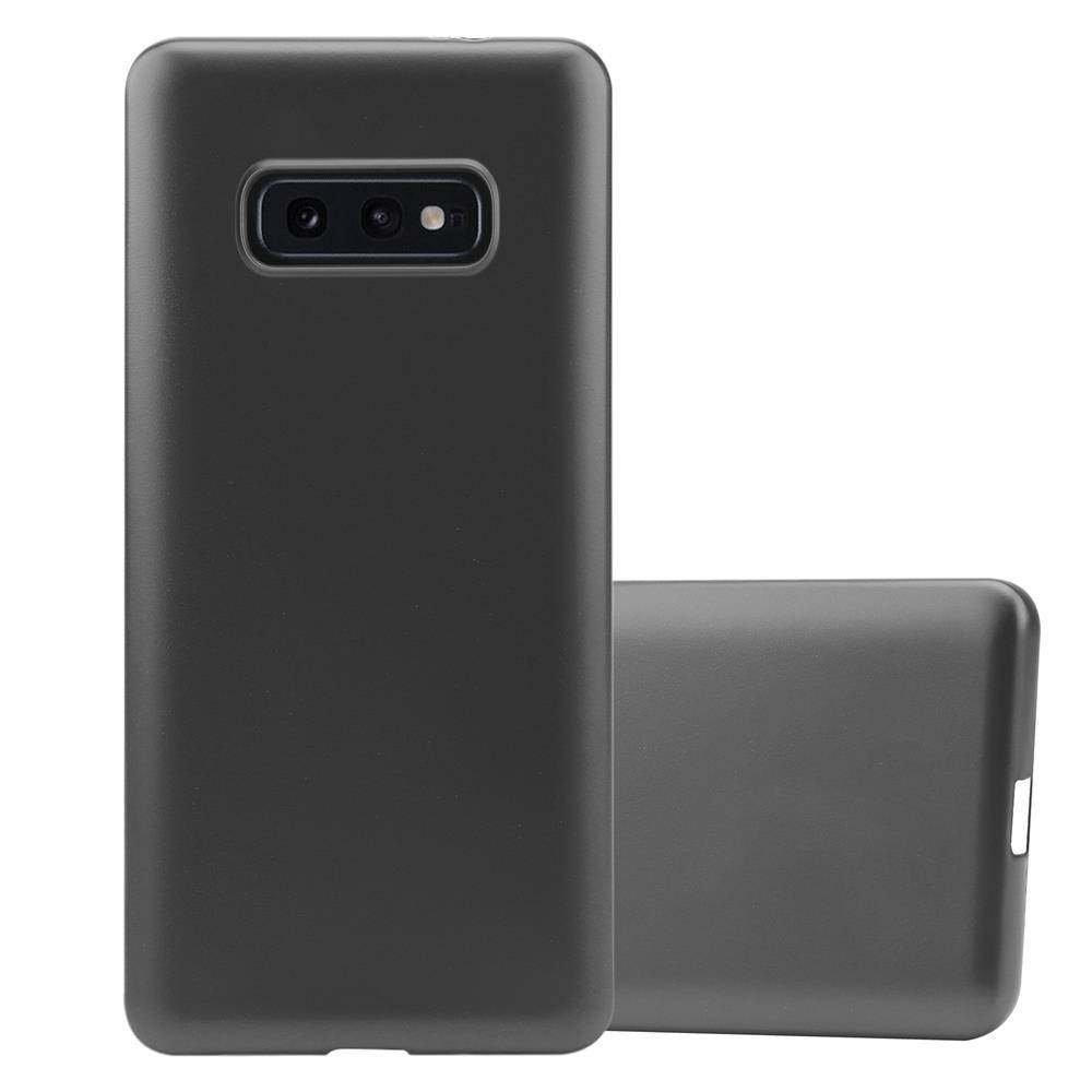 Cadorabo Schutzhülle für Samsung Galaxy S10e Hülle in Grau Handyhülle TPU Silikon Etui Cover Case