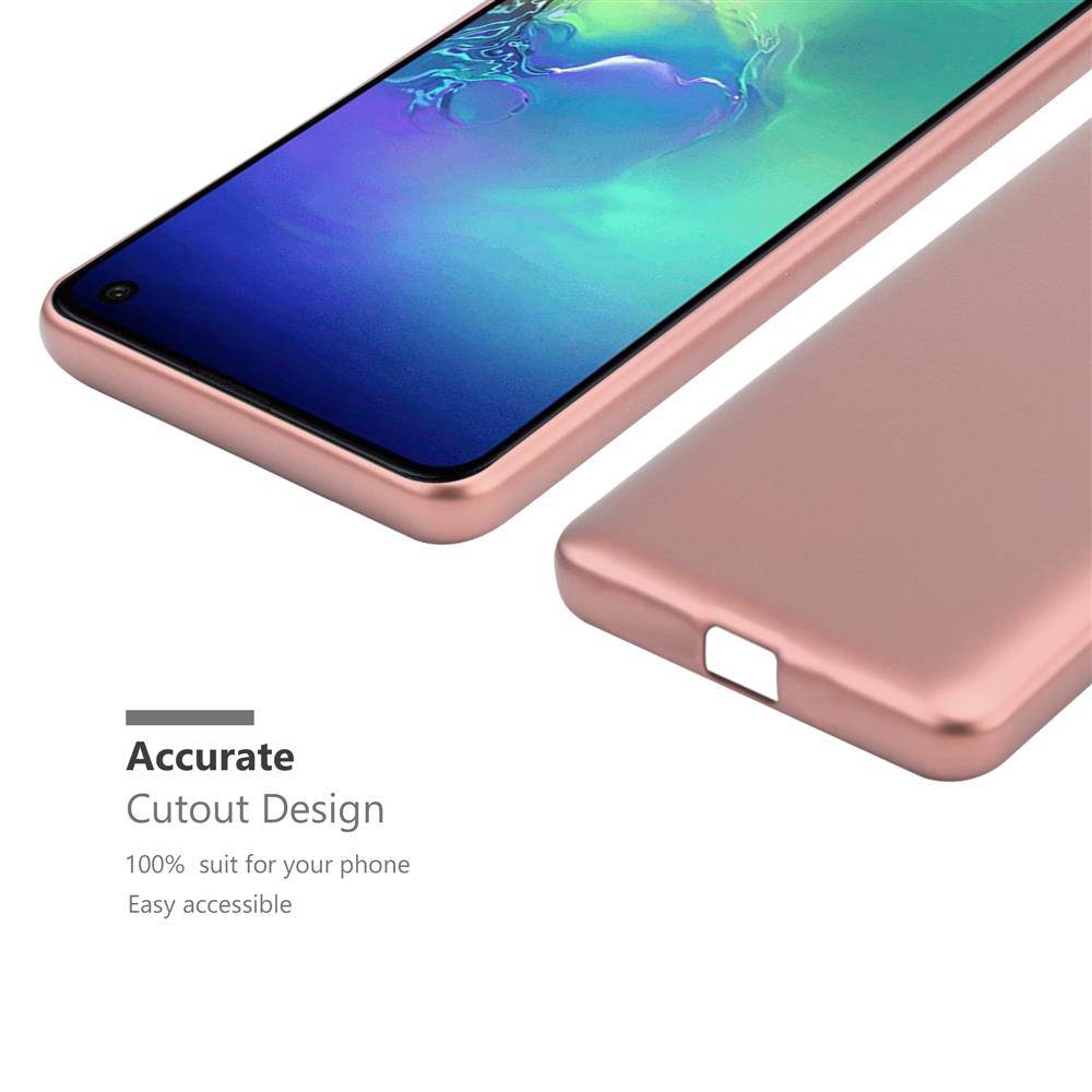 Cadorabo Schutzhülle für Samsung Galaxy S10e Hülle in Rosa Handyhülle TPU Silikon Etui Cover Case