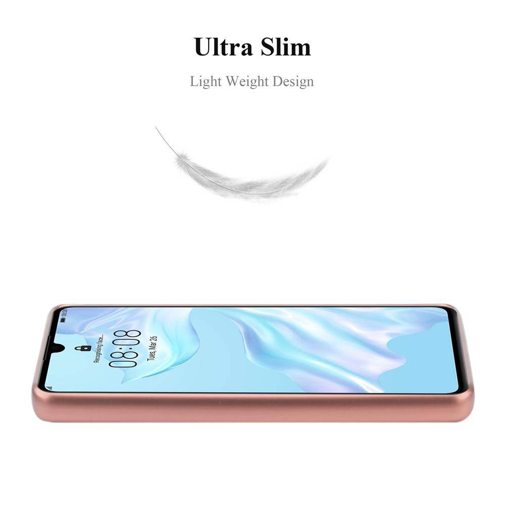 Cadorabo Schutzhülle für Huawei P30 Hülle in Rosa Handyhülle TPU Silikon Etui Cover Case