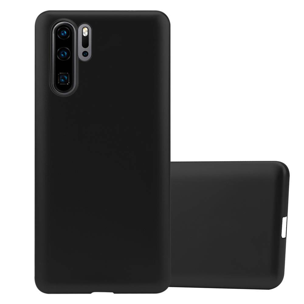 Cadorabo Schutzhülle für Huawei P30 PRO Hülle in Schwarz Handyhülle TPU Silikon Etui Cover Case