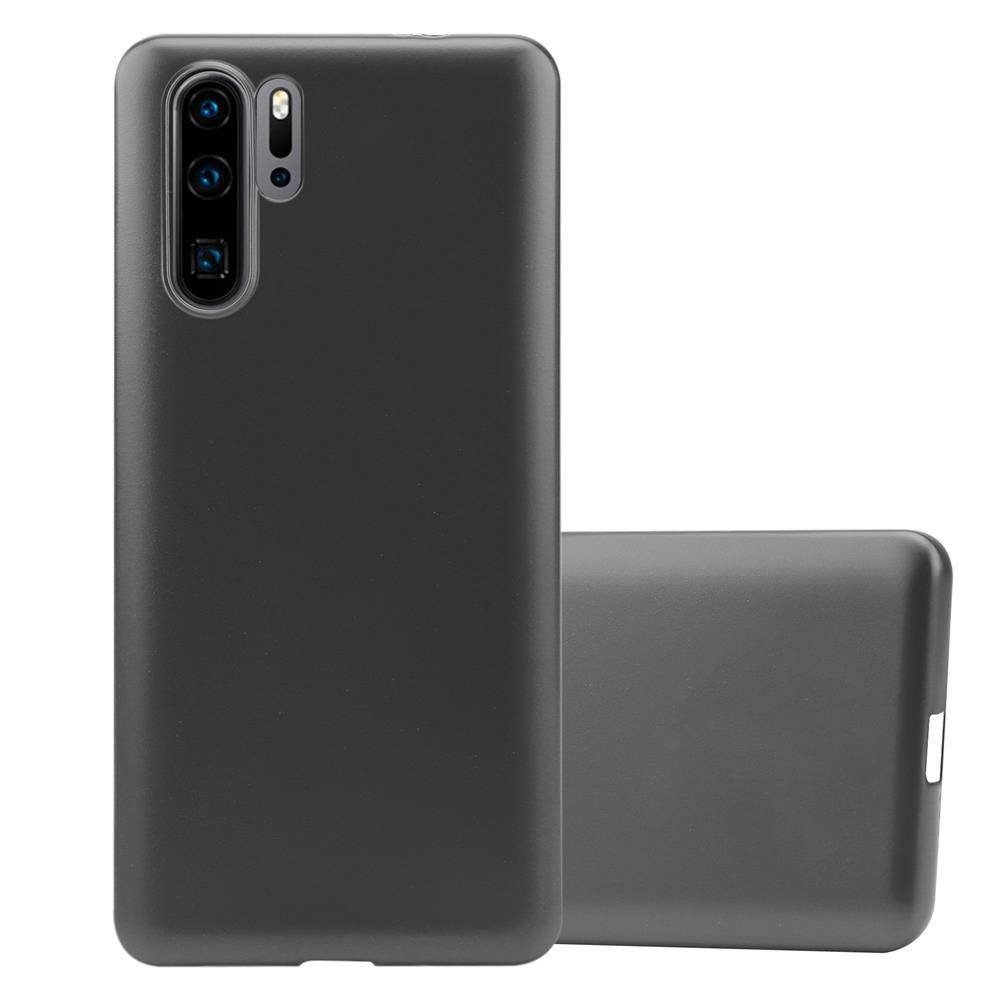 Cadorabo Schutzhülle für Huawei P30 PRO Hülle in Grau Handyhülle TPU Silikon Etui Cover Case