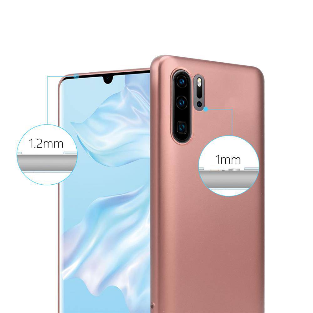 Cadorabo Schutzhülle für Huawei P30 PRO Hülle in Rosa Handyhülle TPU Silikon Etui Cover Case