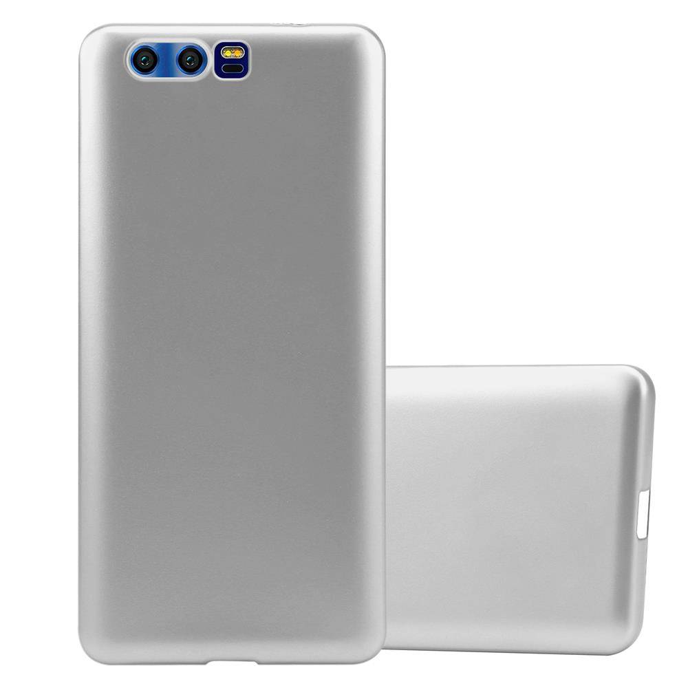 Cadorabo Schutzhülle für Honor 9 Hülle in Silber Handyhülle TPU Silikon Etui Cover Case