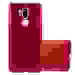 Cadorabo Schutzhülle für LG G7 ThinQ / FIT / ONE Hülle in Rot Handyhülle TPU Silikon Etui Cover Case