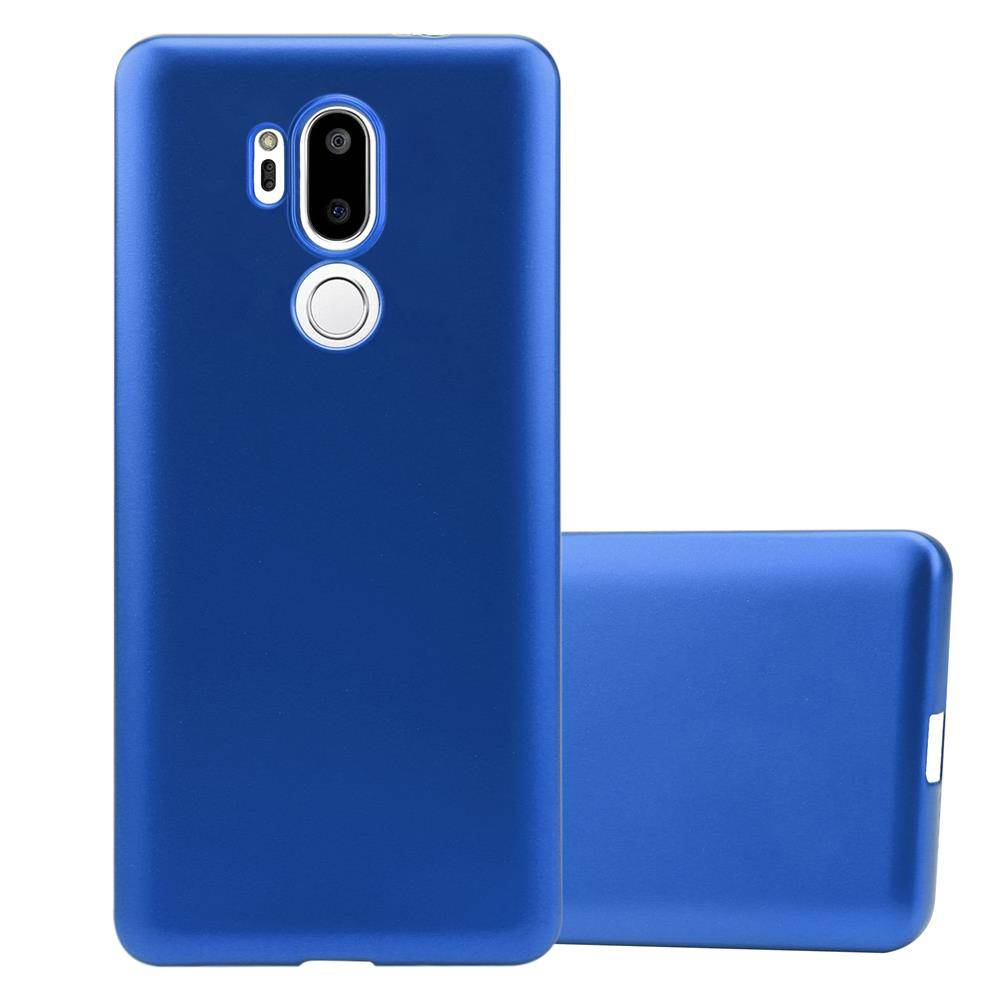 Cadorabo Schutzhülle für LG G7 ThinQ / FIT / ONE Hülle in Blau Handyhülle TPU Silikon Etui Cover Case