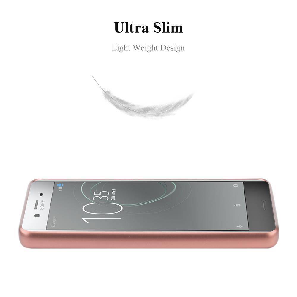 Cadorabo Schutzhülle für Sony Xperia XZ PREMIUM Hülle in Rosa Handyhülle TPU Silikon Etui Cover Case