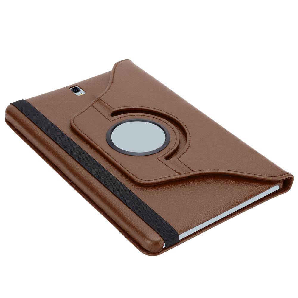 Cadorabo Hülle für Samsung Galaxy Tab S3 (9.7 Zoll) Tablet Schutz Hülle in Braun Schutzhülle Etui Case Tasche Cover