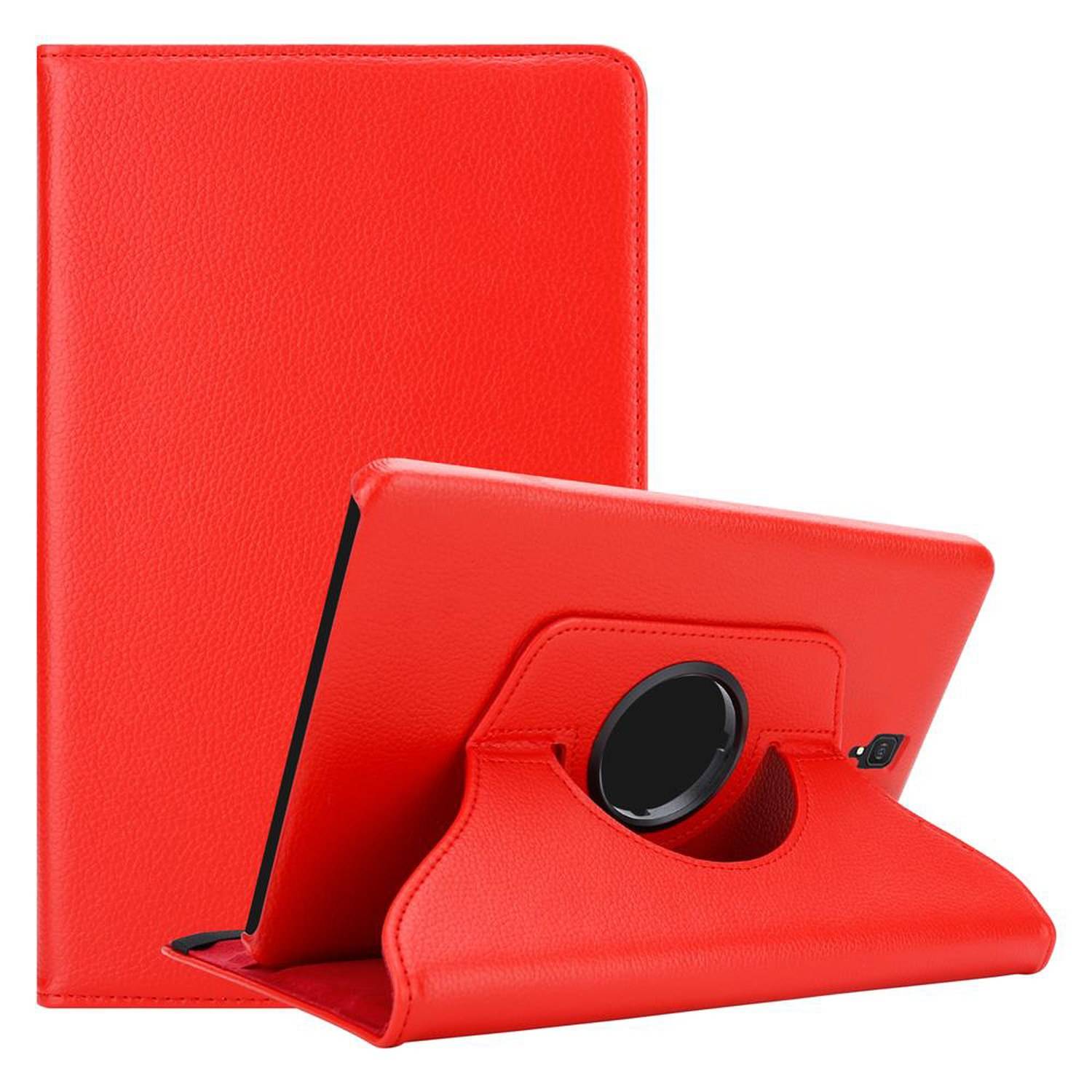Cadorabo Hülle für Samsung Galaxy Tab S4 (10.5 Zoll) Tablet Schutz Hülle in Rot Schutzhülle Etui Case Tasche Cover