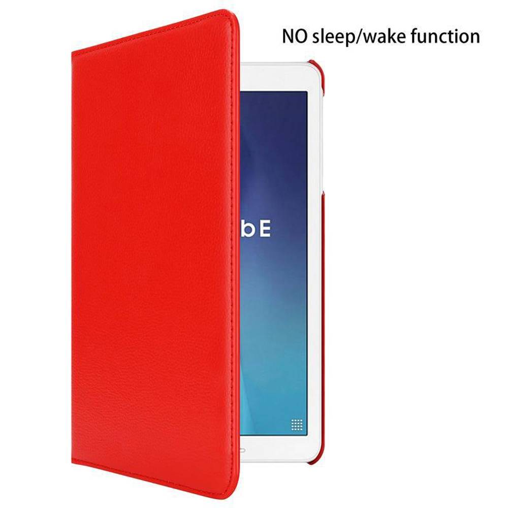 Cadorabo Hülle für Samsung Galaxy Tab E (9.6 Zoll) Tablet Schutz Hülle in Rot Schutzhülle Etui Case Tasche Cover