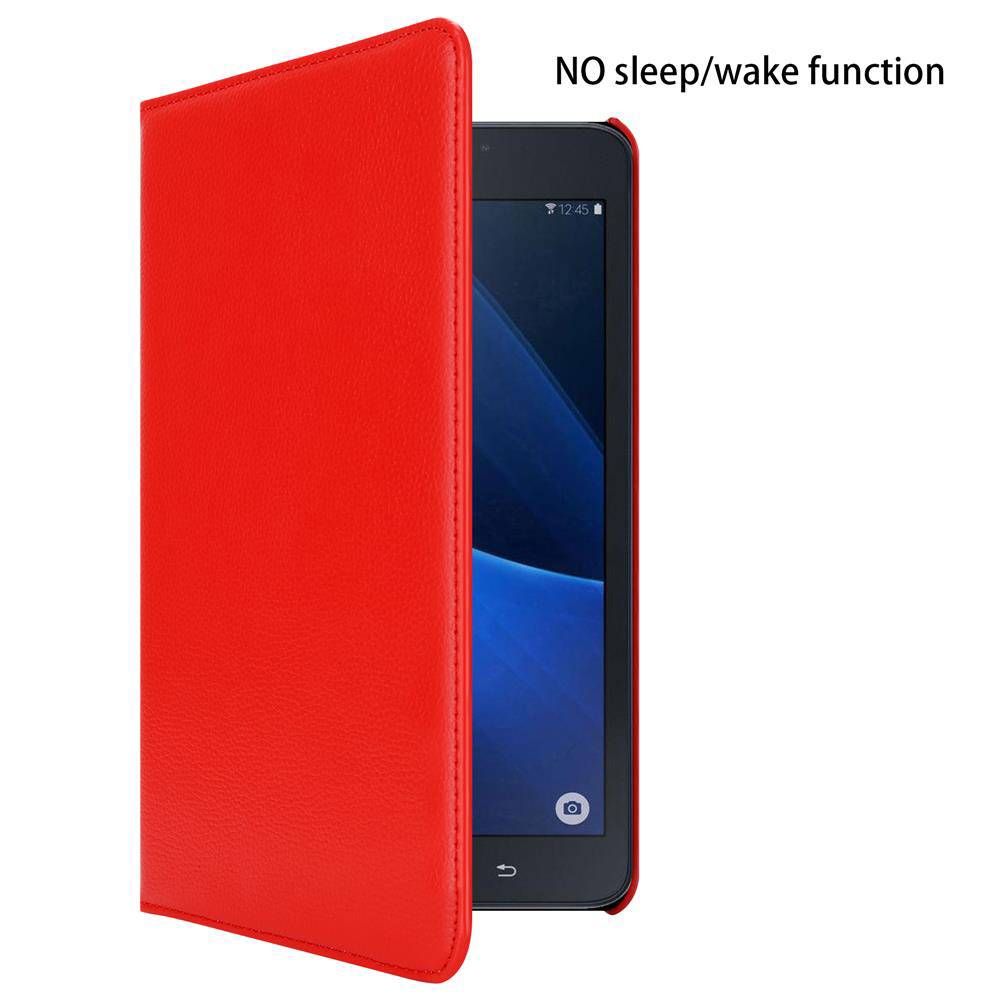 Cadorabo Hülle für Samsung Galaxy Tab A 2016 (7.0 Zoll) Tablet Schutz Hülle in Rot Schutzhülle Etui Case Tasche Cover