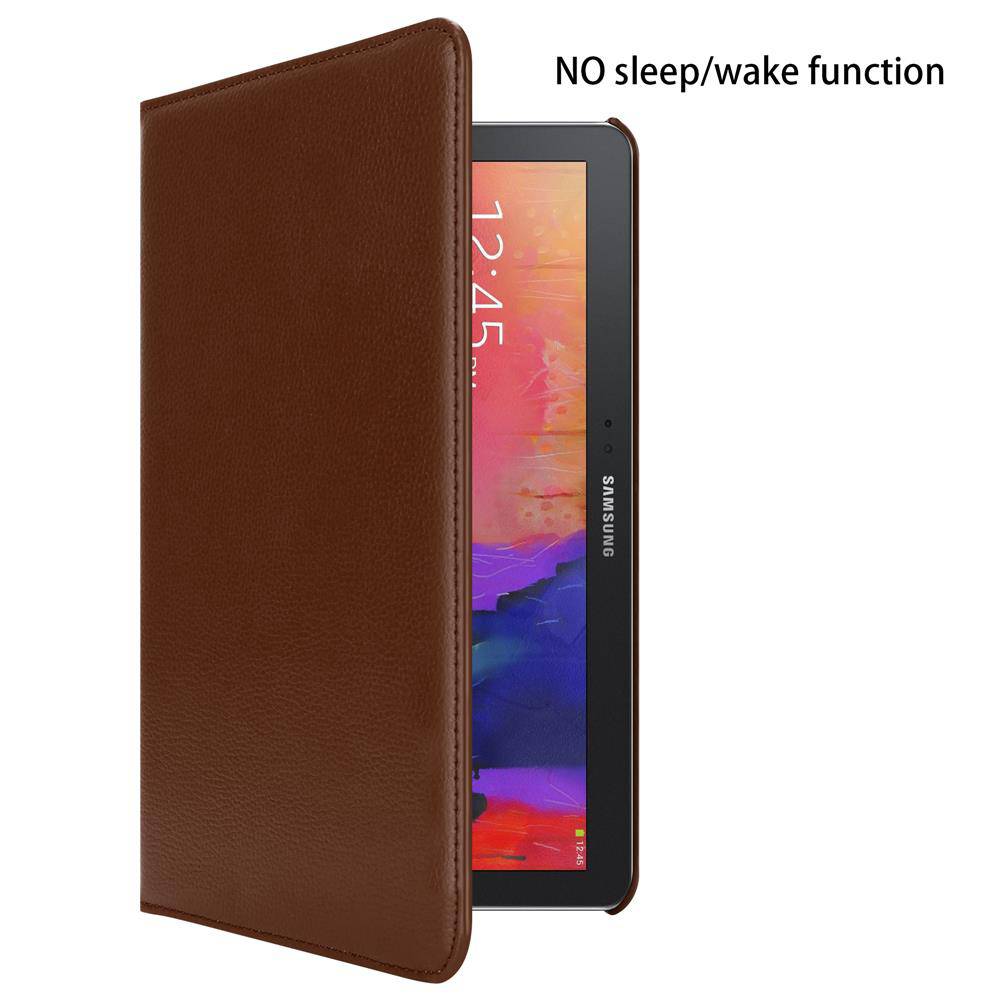 Cadorabo Hülle für Samsung Galaxy NOTE 10.1 2014 / Tab PRO 10.1 Tablet Schutz Hülle in Braun Schutzhülle Etui Case