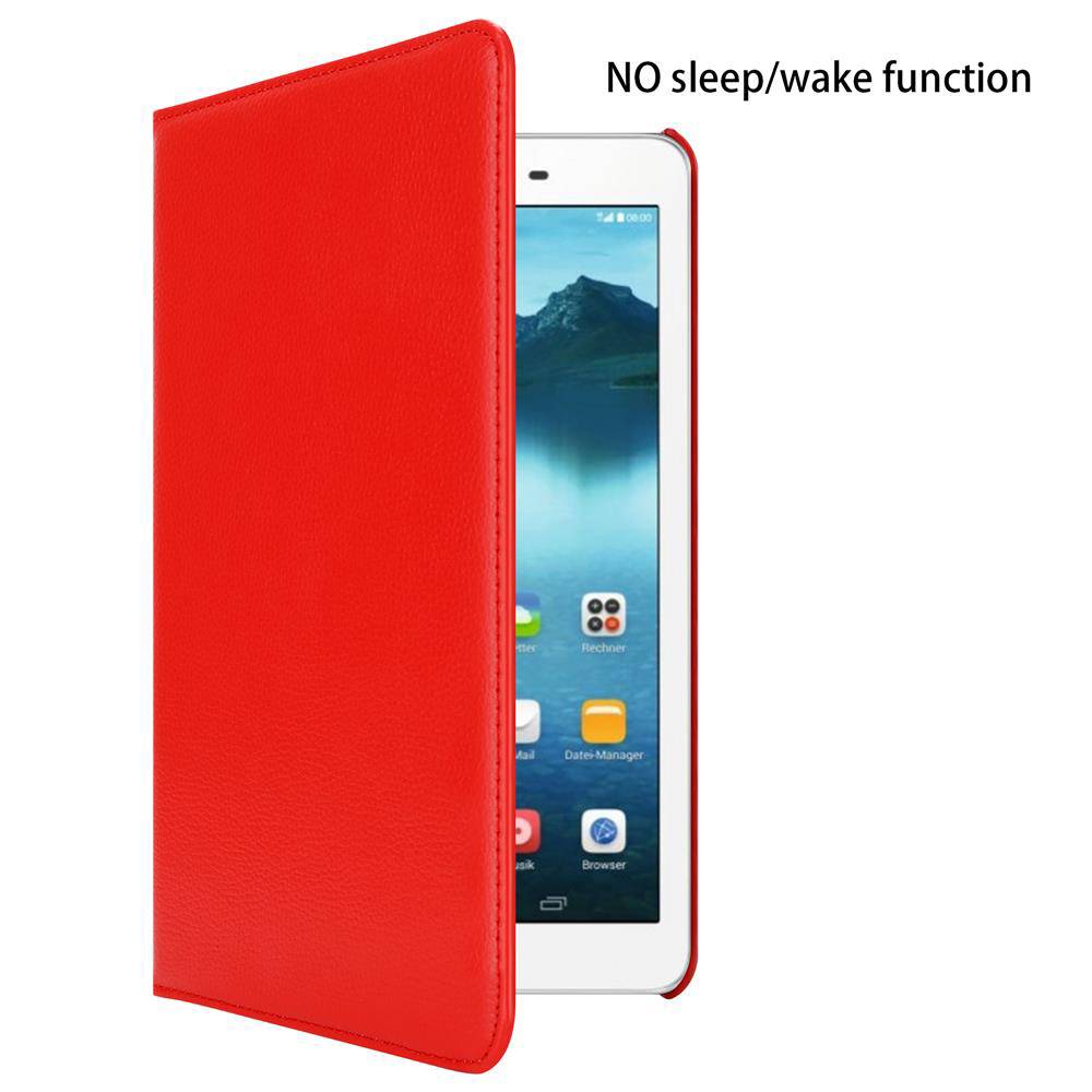 Cadorabo Hülle für Huawei MediaPad T1 8 (8.0 Zoll) Tablet Schutz Hülle in Rot Schutzhülle Etui Case Tasche Cover