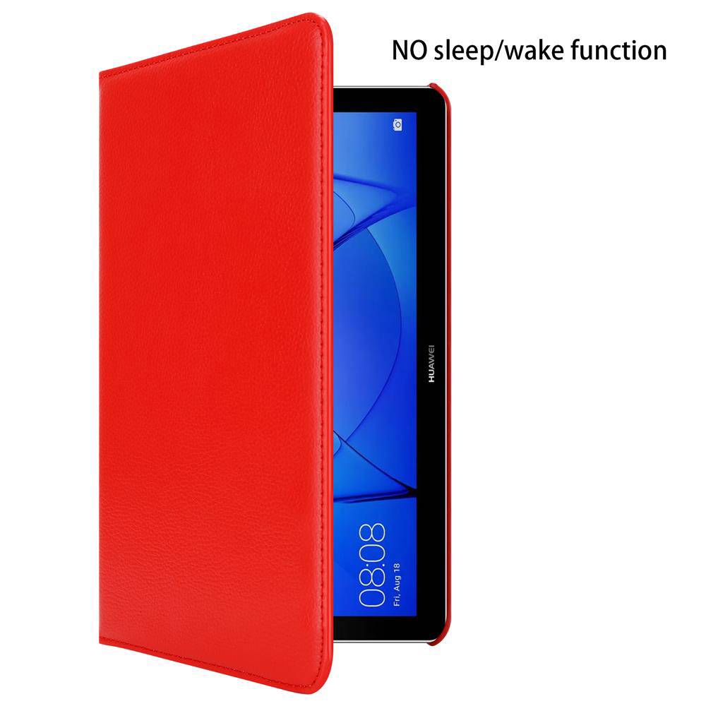 Cadorabo Hülle für Huawei MediaPad T3 10 (9.6 Zoll) Tablet Schutz Hülle in Rot Schutzhülle Etui Case Tasche Cover