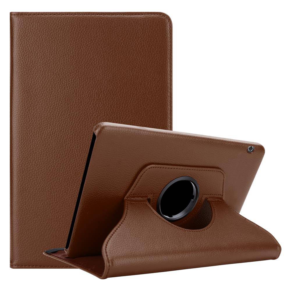 Cadorabo Hülle für Huawei MediaPad T5 10 (10.1 Zoll) Tablet Schutz Hülle in Braun Schutzhülle Etui Case Tasche Cover