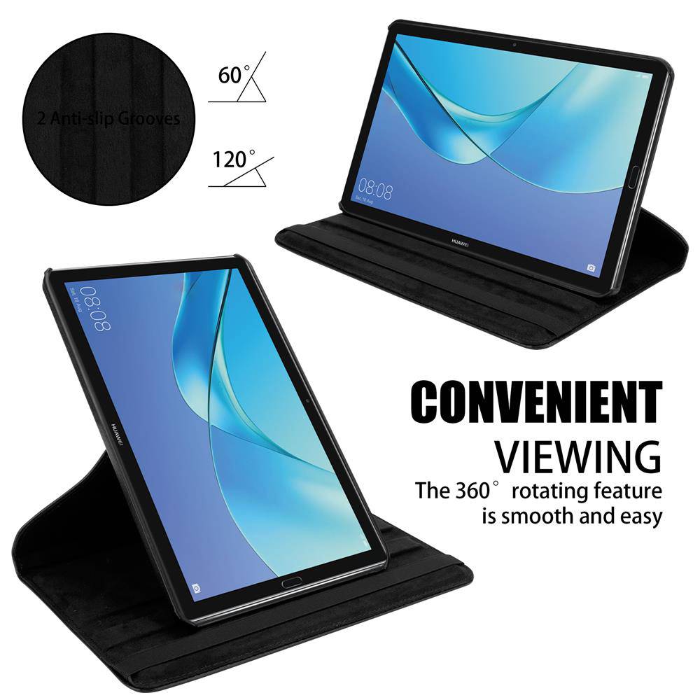 Cadorabo Hülle für Huawei MediaPad M5 / M5 PRO (10.8 Zoll) Tablet Schutz Hülle in Schwarz Schutzhülle Etui Case Tasche