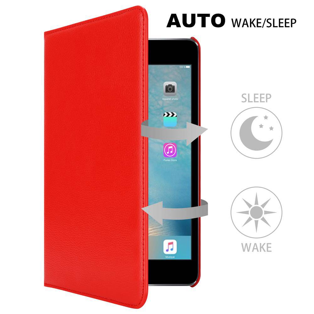 Cadorabo Hülle für Apple iPad 2 / 3 / 4 Tablet Hülle in Rot Schutzhülle Etui Case Tasche Auto Wake up