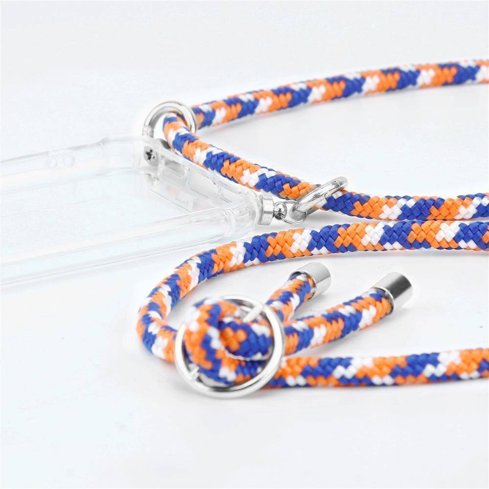 Cadorabo Schutzhülle für Samsung Galaxy S8 PLUS Hülle in Blau Handy Kette Kordel abnehmbares Etui