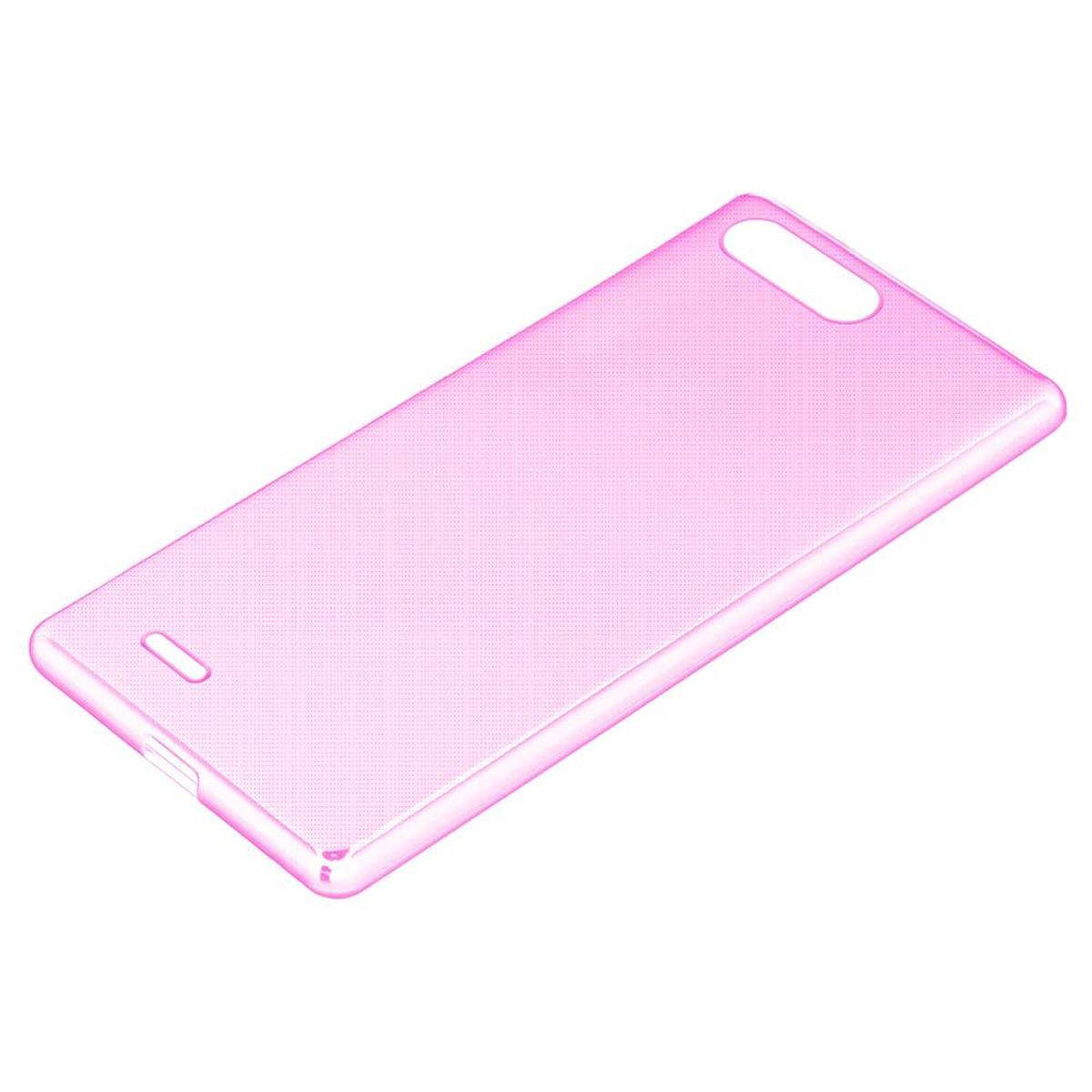 Cadorabo Hülle für ZTE Blade V6 Schutz Hülle in Pink Schutzhülle TPU Silikon Cover Etui Case
