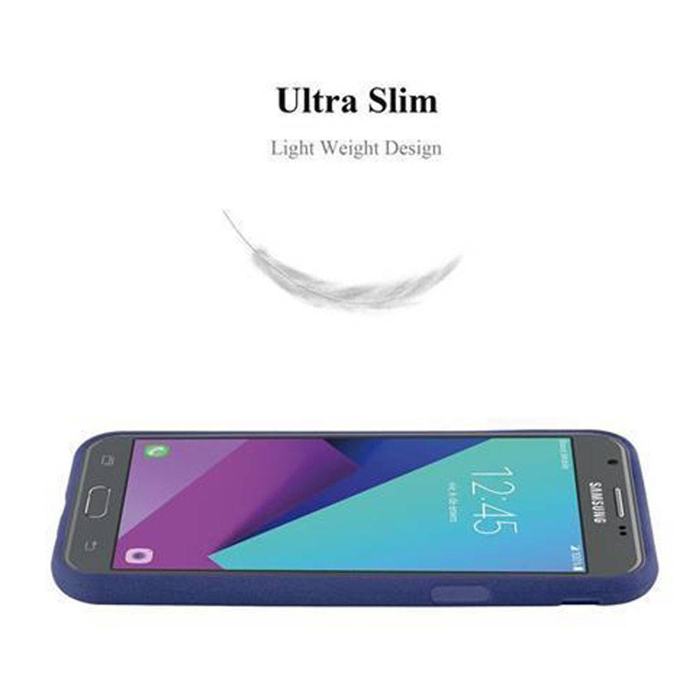 Cadorabo Schutzhülle für Samsung Galaxy J5 2017 US Version Hülle in Blau Handyhülle TPU Etui Cover Case