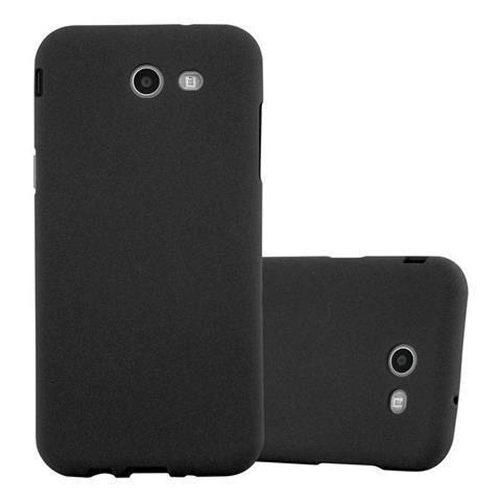Cadorabo Schutzhülle für Samsung Galaxy J7 2017 US Version Hülle in Schwarz Handyhülle TPU Etui Cover Case