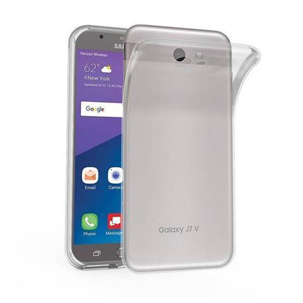 Cadorabo Hülle für Samsung Galaxy J7 2017 US Version Schutz Hülle in Transparent Schutzhülle TPU Silikon Cover Etui Case