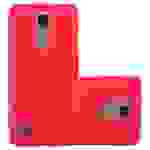Cadorabo Schutzhülle für LG K10 2017 US Version Hülle in Rot Handyhülle TPU Etui Cover Case