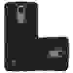 Cadorabo Schutzhülle für LG K10 2017 US Version Hülle in Schwarz Handyhülle TPU Etui Cover Case