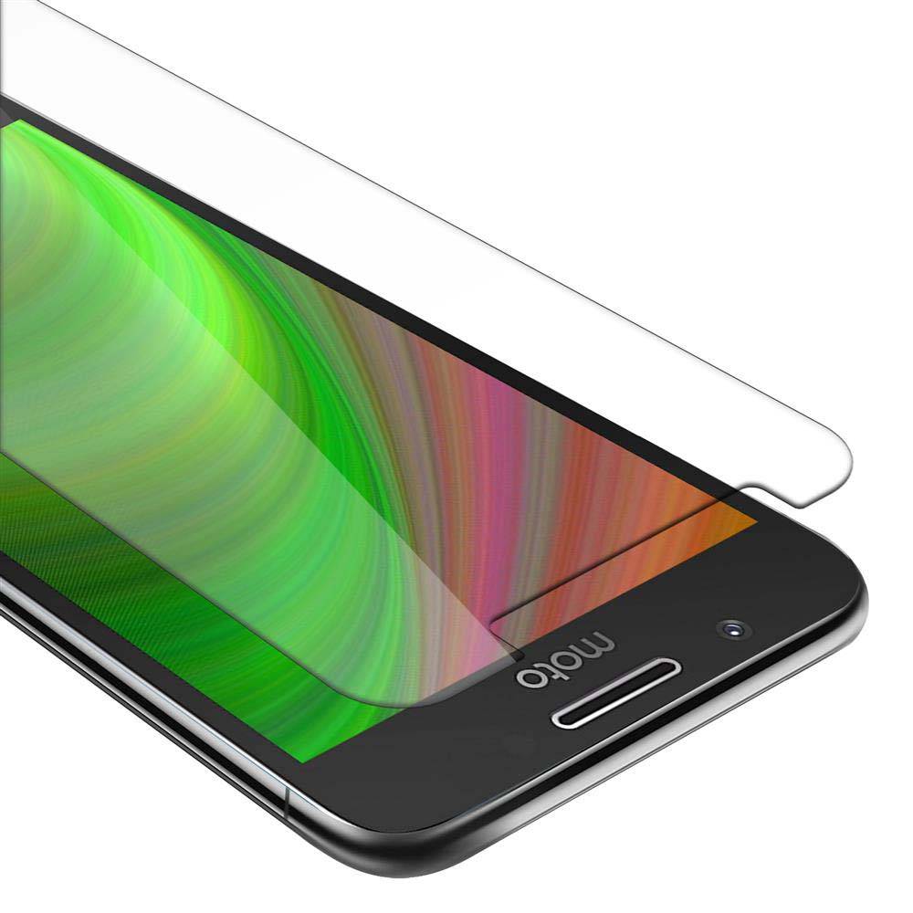Cadorabo Panzer Folie für Motorola MOTO G5 Schutzfolie in Transparent Gehärtetes Tempered Display-Schutzglas
